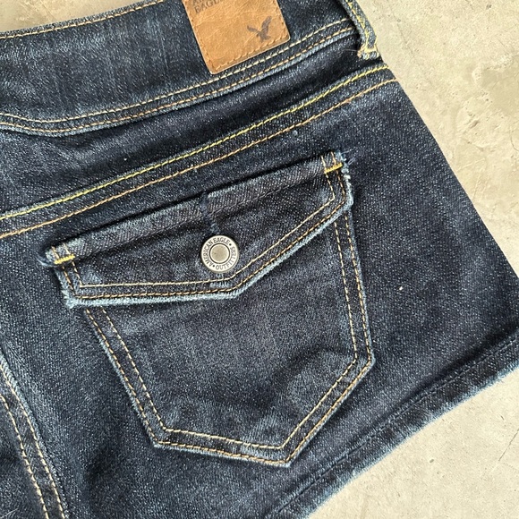 Denim Shorts American Eagle Low Waist Size 0 - Picture 5 of 5